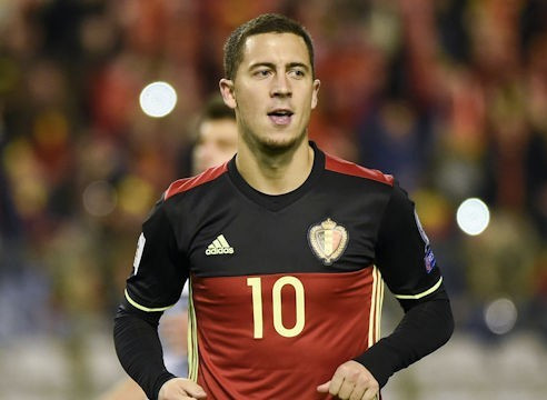 Eden Hazard vant 2017 belgisk fotball Mr.