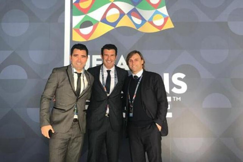 Portugal legende Figo og deco delta på European National League tegning