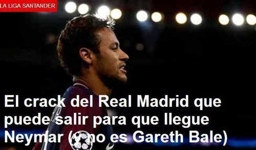 Real Madrid for innføringen av Neymar ny ordning